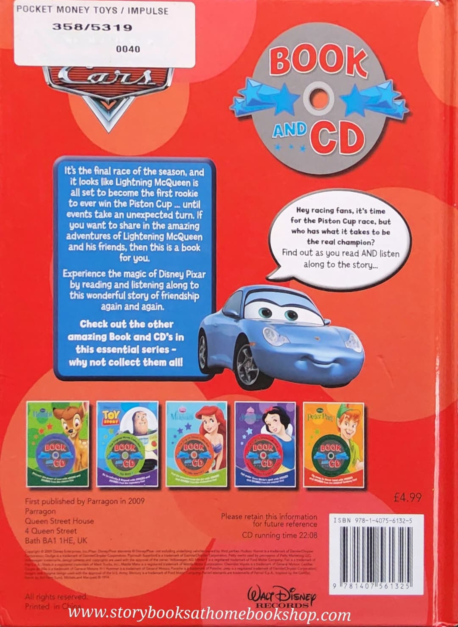 DISNRY CARS EITH CD