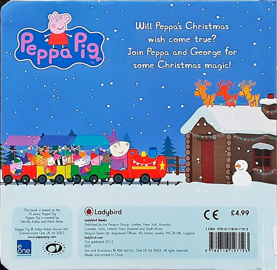 BOARD BOOK** 🍅🍓Peppa Pig Pappa's Christmas Wish