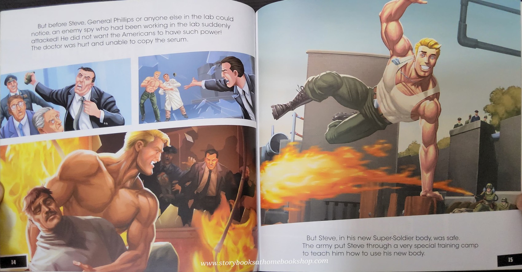 หนังสือนิทานปกอ่อน** ♥️♥️MARVEL CAPTAIN AMERICA AN ORIGINAL STORY