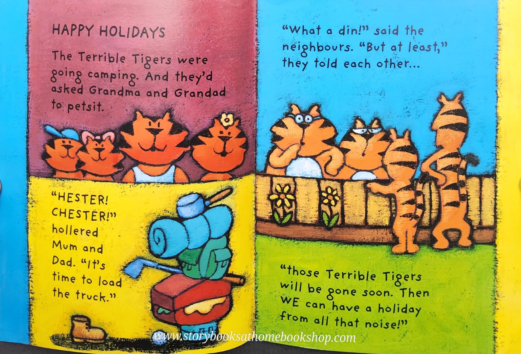 หนังสือนิทานปกอ่อน** ♥️♥️THE TERRIBLE TIGERS