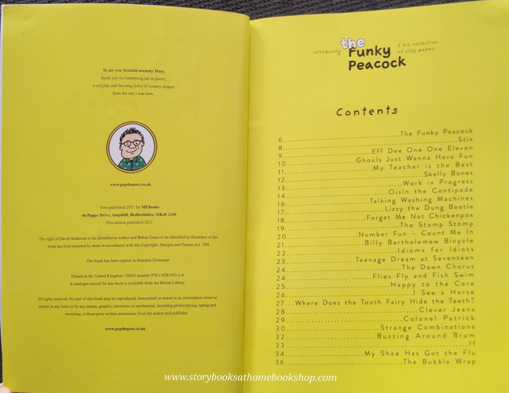 หนังสือนิทานปกอ่อน** ♥️INTRODUCING THE FUNKY PEACOCK