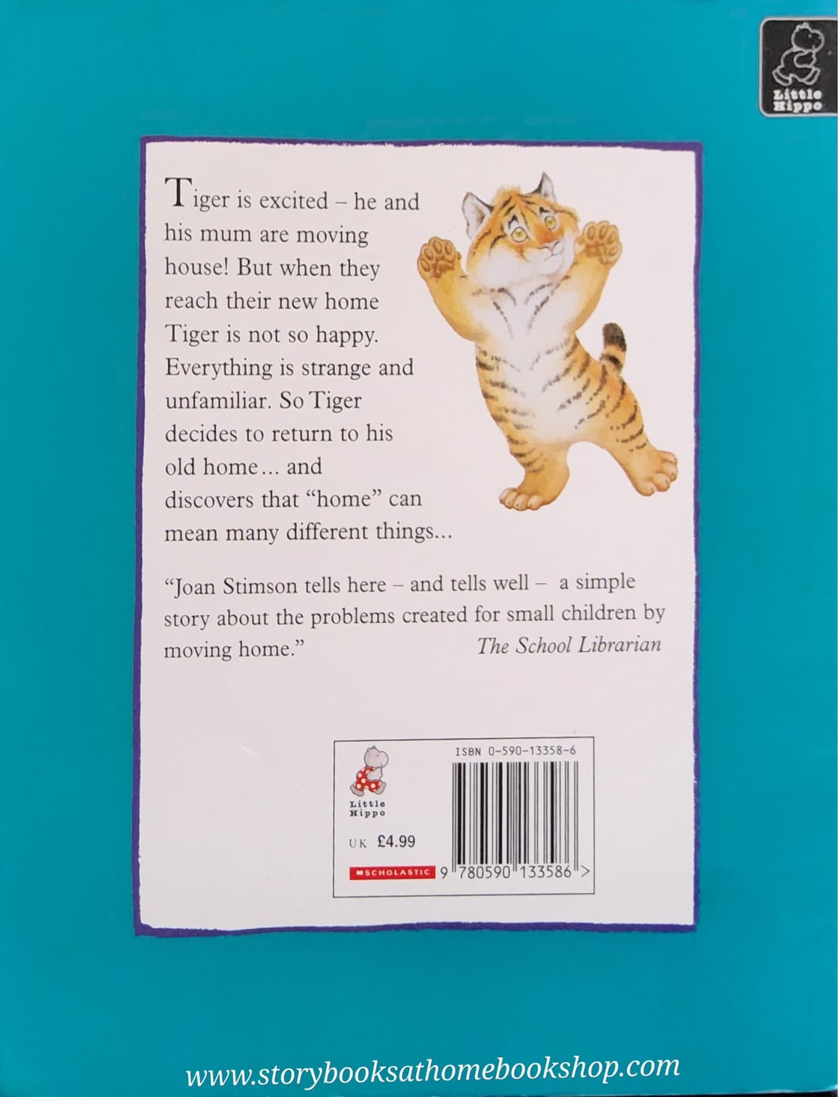 หนังสือนิทานปกอ่อน** 🍅🍅A NEW HOME FOR TIGER BY JOAN STIMSON