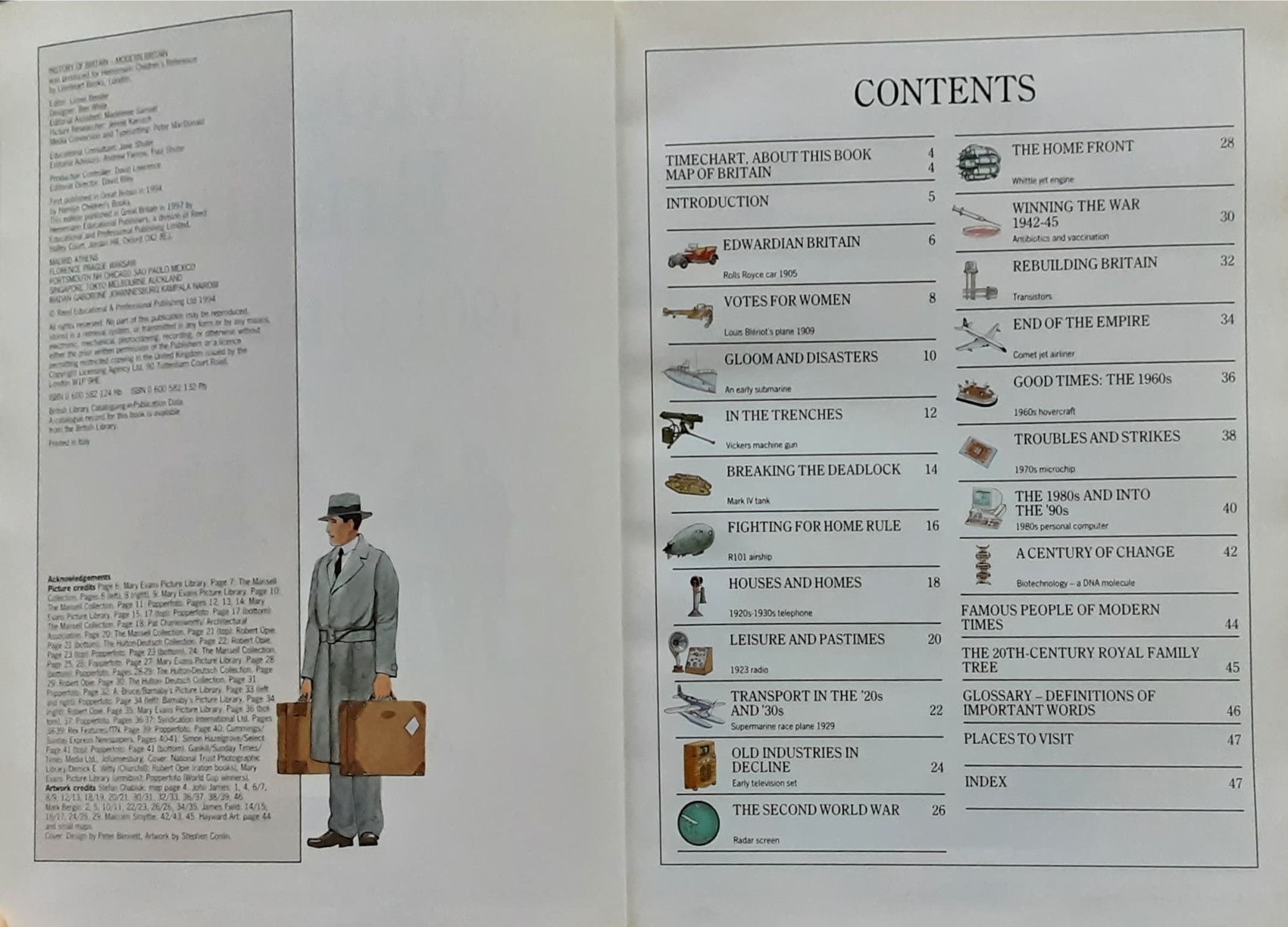 Knowledge Book หนังสือความรู้ ภาษาอังกฤษ 🍅🍓History of Britain Modern Britain/Used สภาพ 80-90%