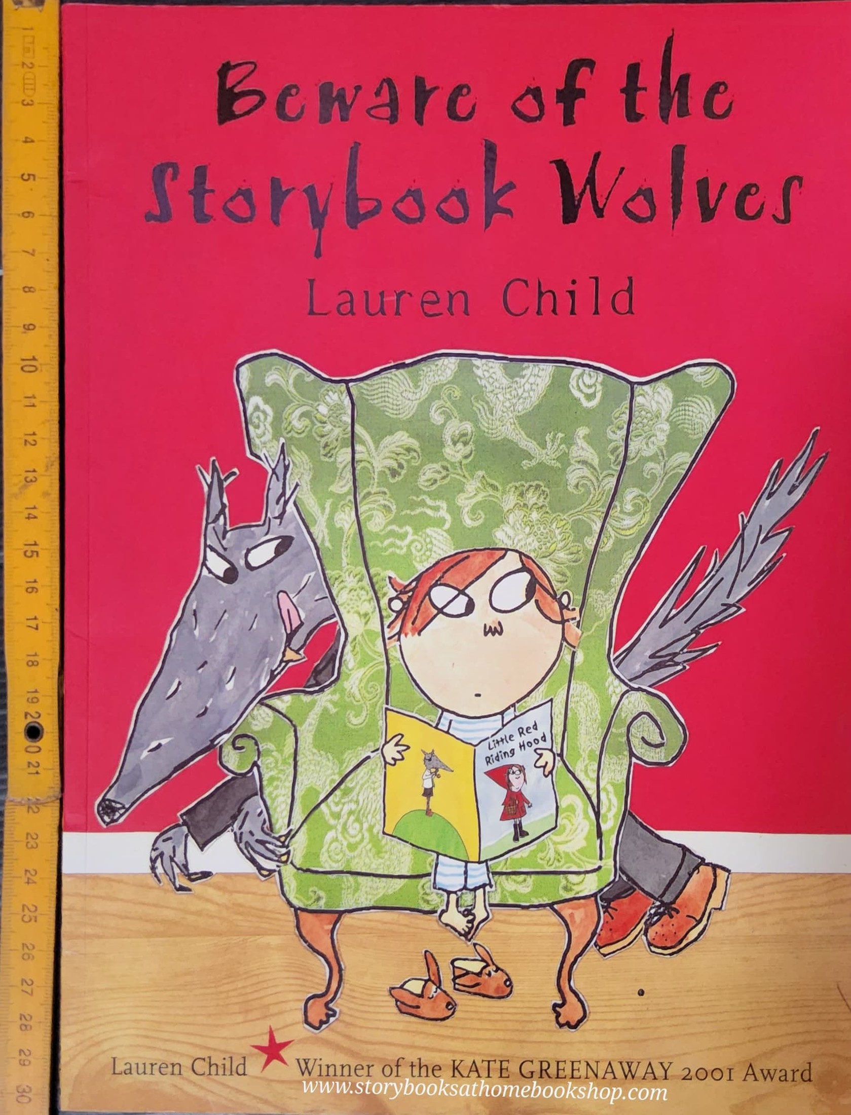 หนังสือนิทานปกอ่อน** 🍅🍓BEWARE OF THE STORYBOOK WOLVES BY LAUREN CHILD