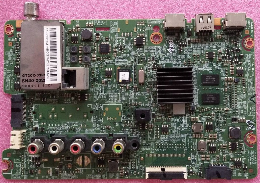 เมนบอร์ดทีวี ซัมซุง Samsung ของแท้มือสองถอดจากเครื่อง ใช้กับรุ่น UA43J5202AK พาร์ท BN94-08198E