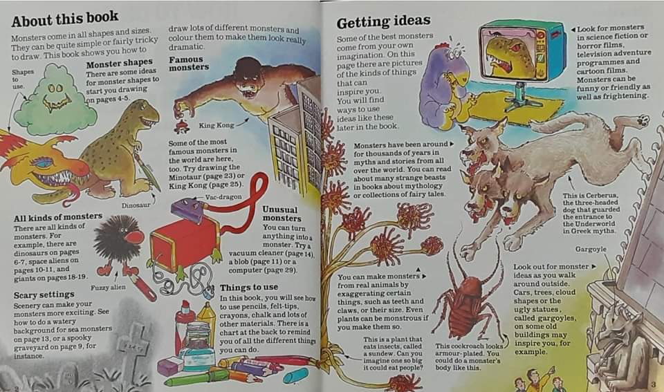 ART and DRAWING BOOK** 🍅🍓HOW TO DRAW MONSTERS AND OTHER CREATURES