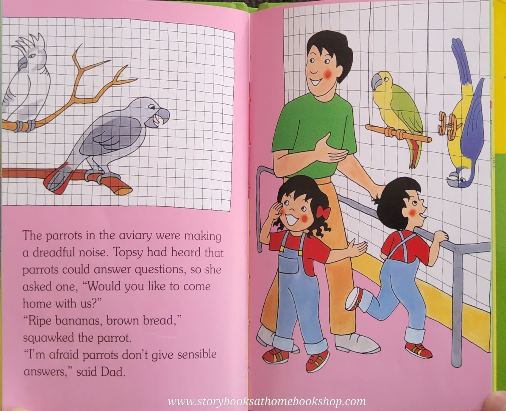 หนังสือนิทานปกแข็ง** 🍓🍓TOPSY+TIM GO TO THE ZOO