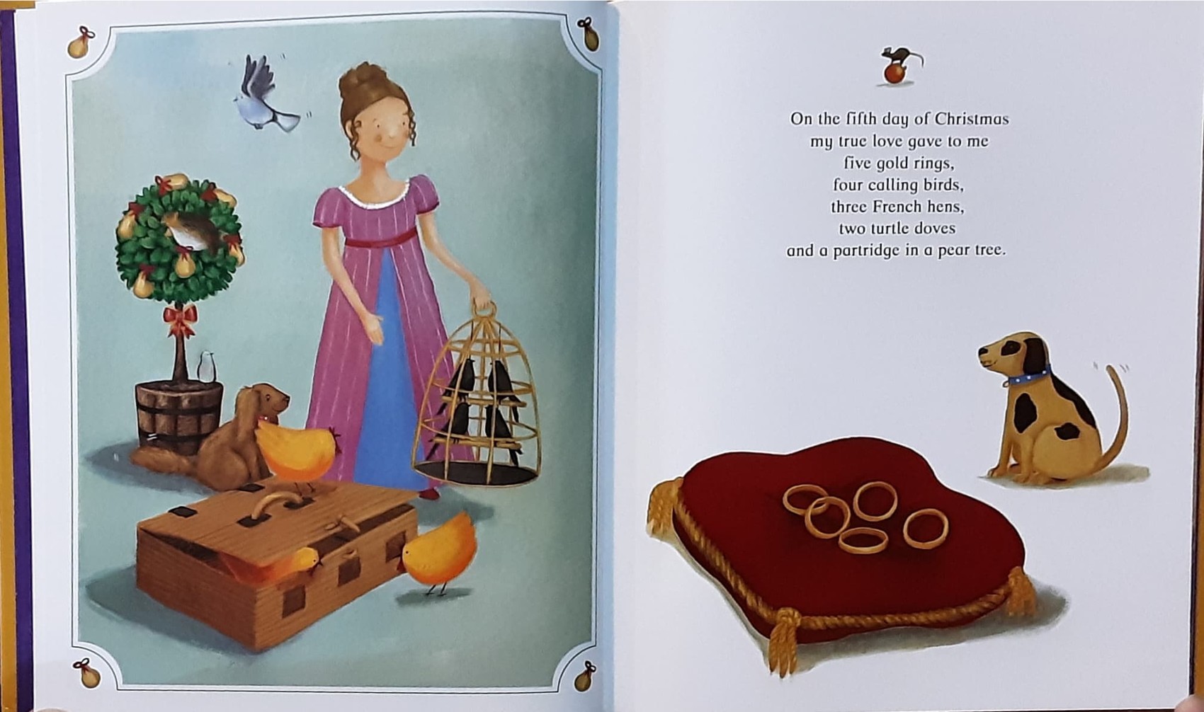 หนังสือนิทานปกแข็ง 🍅🍓THE Twelve Days of Christmas