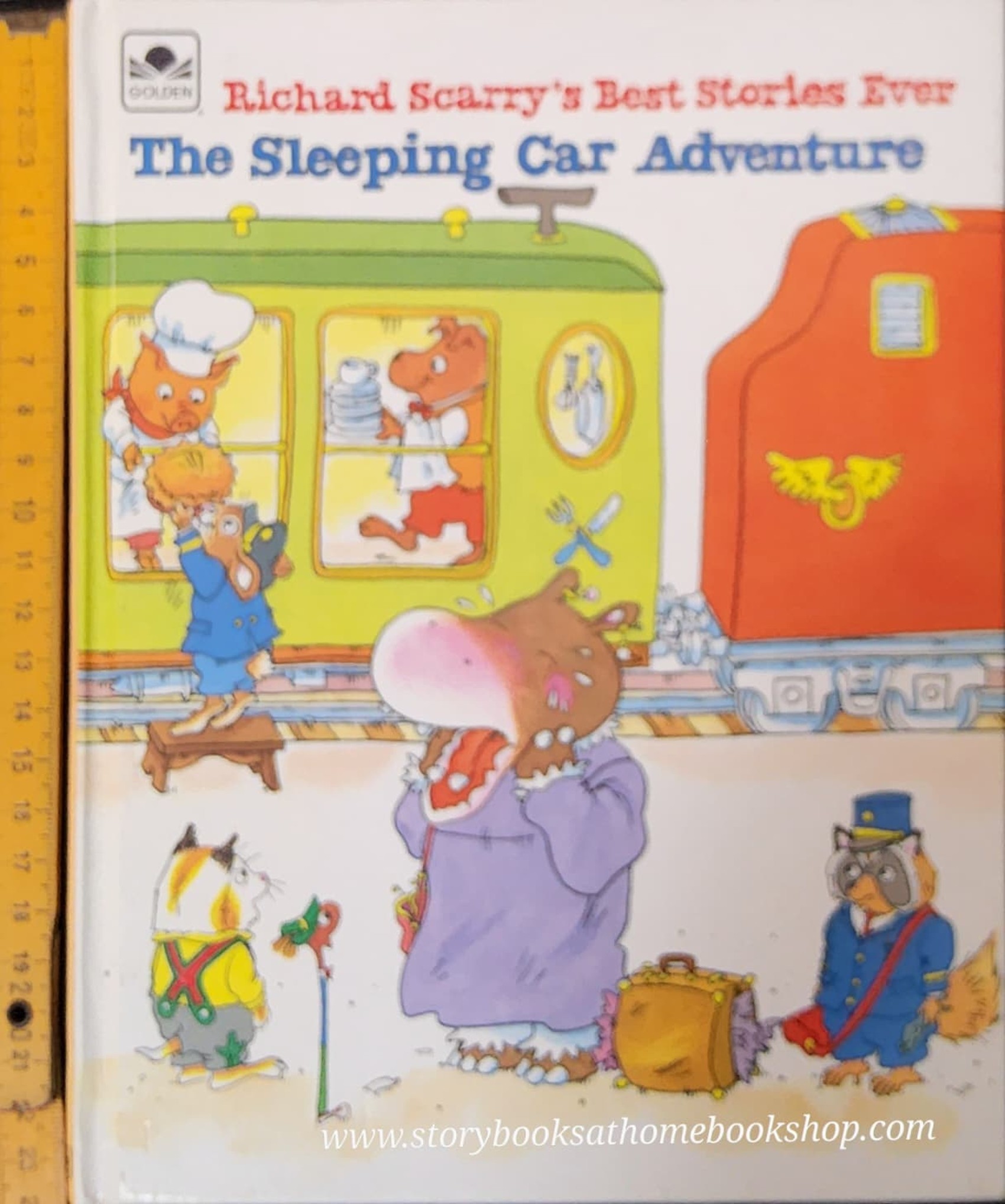 หนังสือนิทานปกแข็ง** 🍅🍅THE SLEEPING CAR ADVENTURE BY RICHARD SCARRY