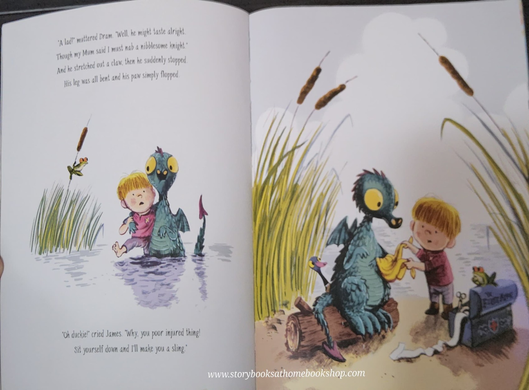 หนังสือนิทานปกอ่อน** 🍅🍅THE DRAGON AND THE NIBBLESOME KNIGHT