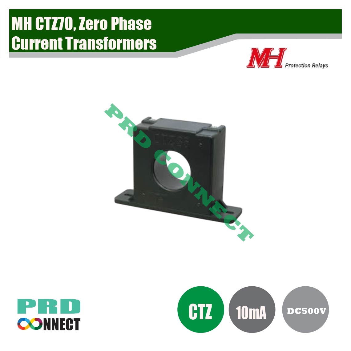 MH CTZ70, Zero Phase Current Transformers
