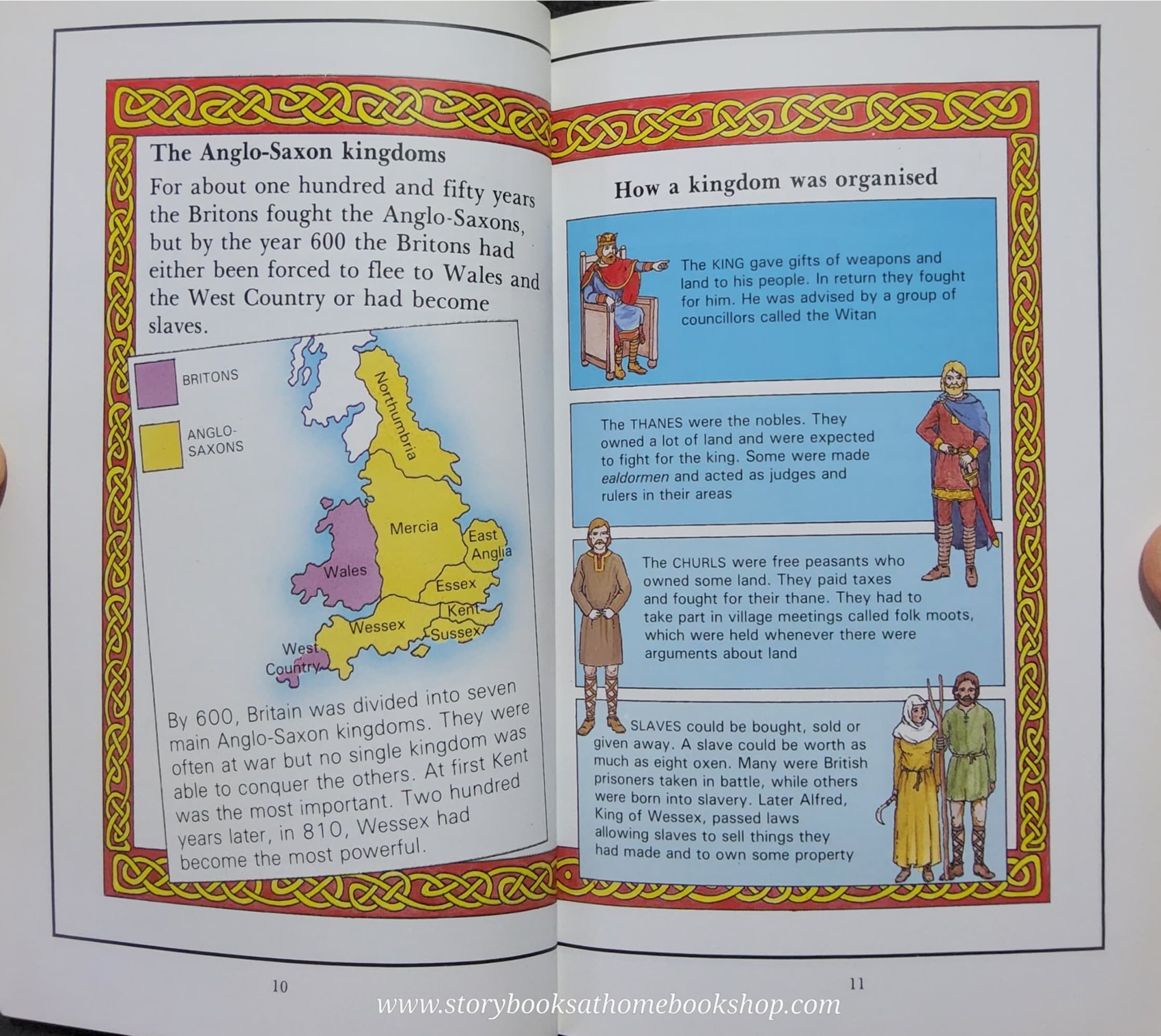 KNOWLEDGE BOOK** ♥️♥️A HISTORY OF BRITAIN THE SAXONS AND THE ROMANS ♥️♥️