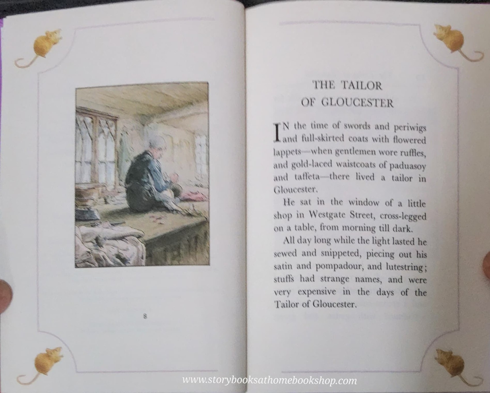 หนังสือนิทานปกแข็ง** 🍅🍓THE TALLOR OF GLOUCESTER BY BEATRIX POTTER