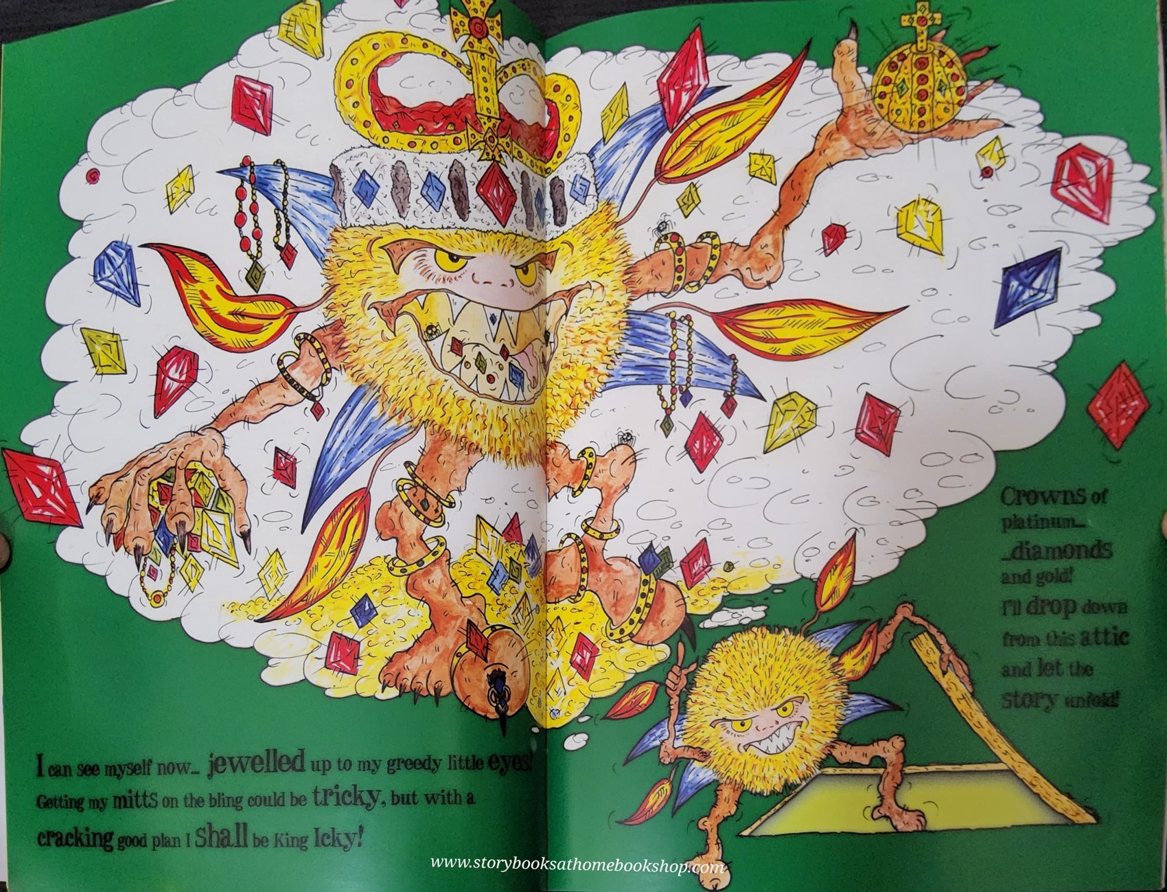 หนังสือนิทานปกอ่อน** ♥️ICHY DOO DAH THE ROYAL BLING THING