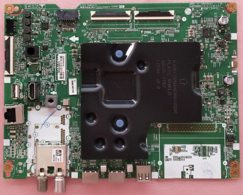 เมนบอร์ดทีวี แอลจี LG ของแท้มือสองถอดจากเครื่อง รุ่น 43NANO75SQA.ATMFLJD
