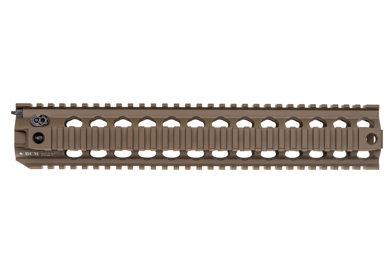 BCM GUNFIGHTER™ - QRF 12" (Quad Rail Free Float Handguard) (FDE)