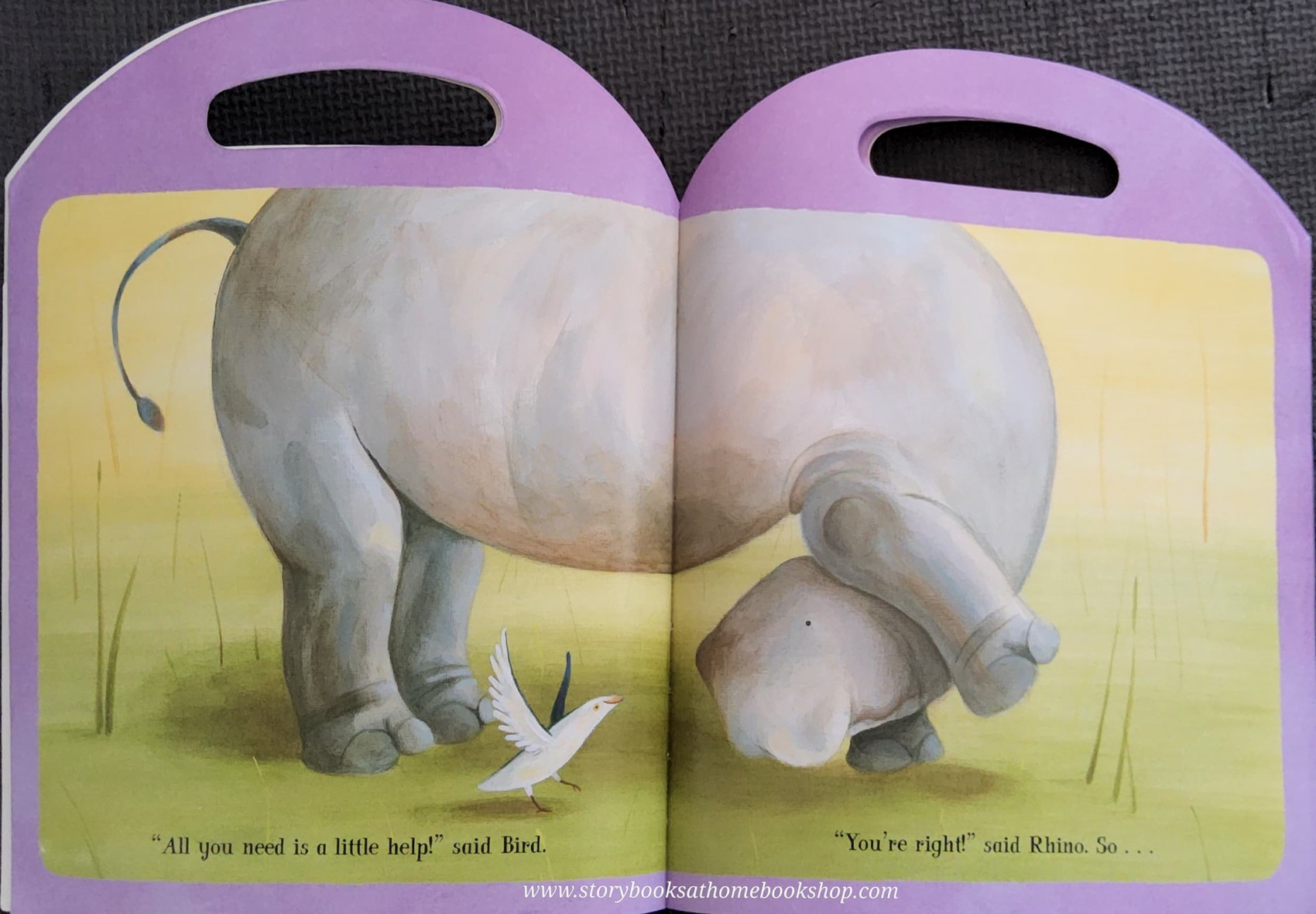 หนังสือนิทานปกอ่อน** 🍅🍓MY CARRY-ALONG STORYTIME:RHINO'S GREAT BIG ITCH!