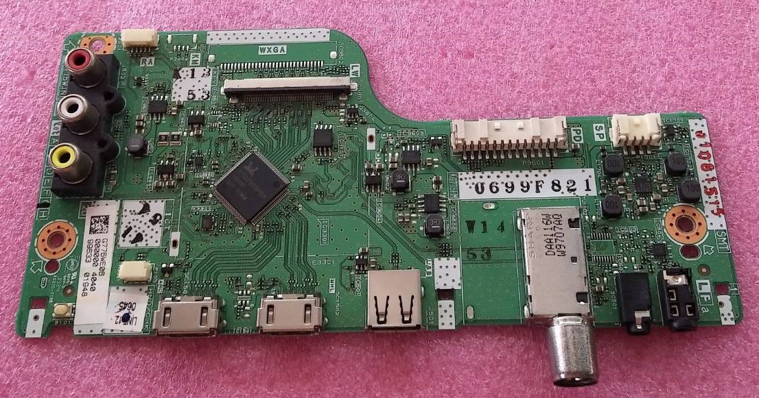 Main Board SHARP (เมนบอร์ด ชาร์ป) อะไหล่แท้/ของถอด ใช้กับรุ่น LC-40SA5200X พาร์ท NG775WJN1