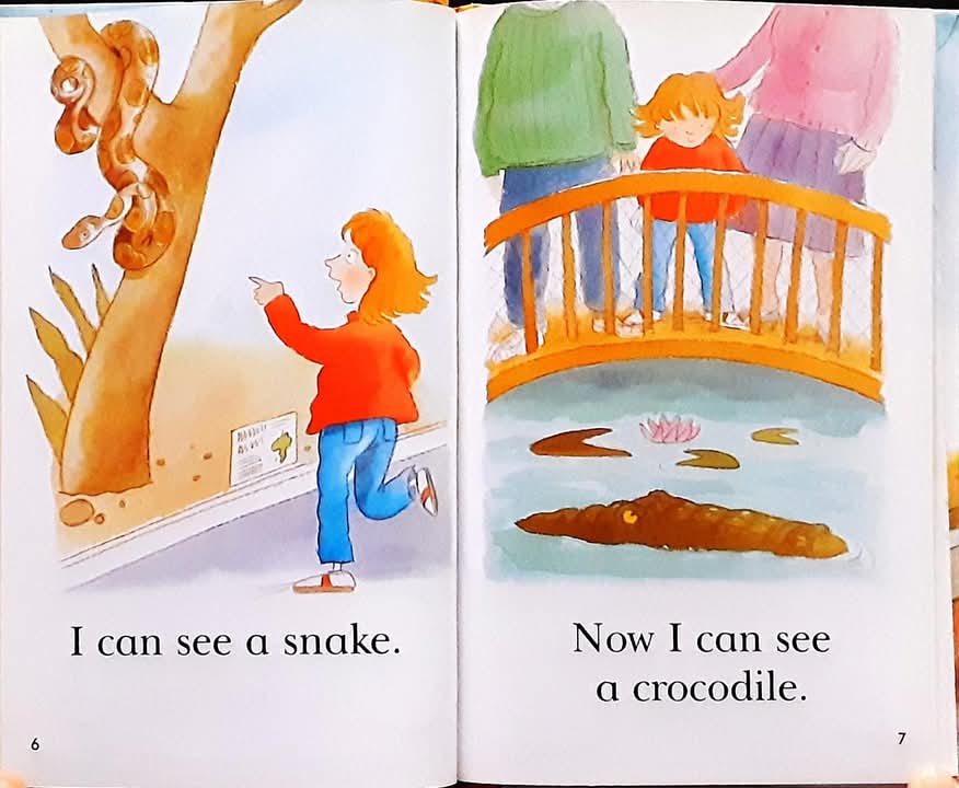 หนังสือนิทานปกแข็ง ** 🍅🍓READ WITH LADYBIRD:L1 BOOK 6 MONKEY BUSINESS