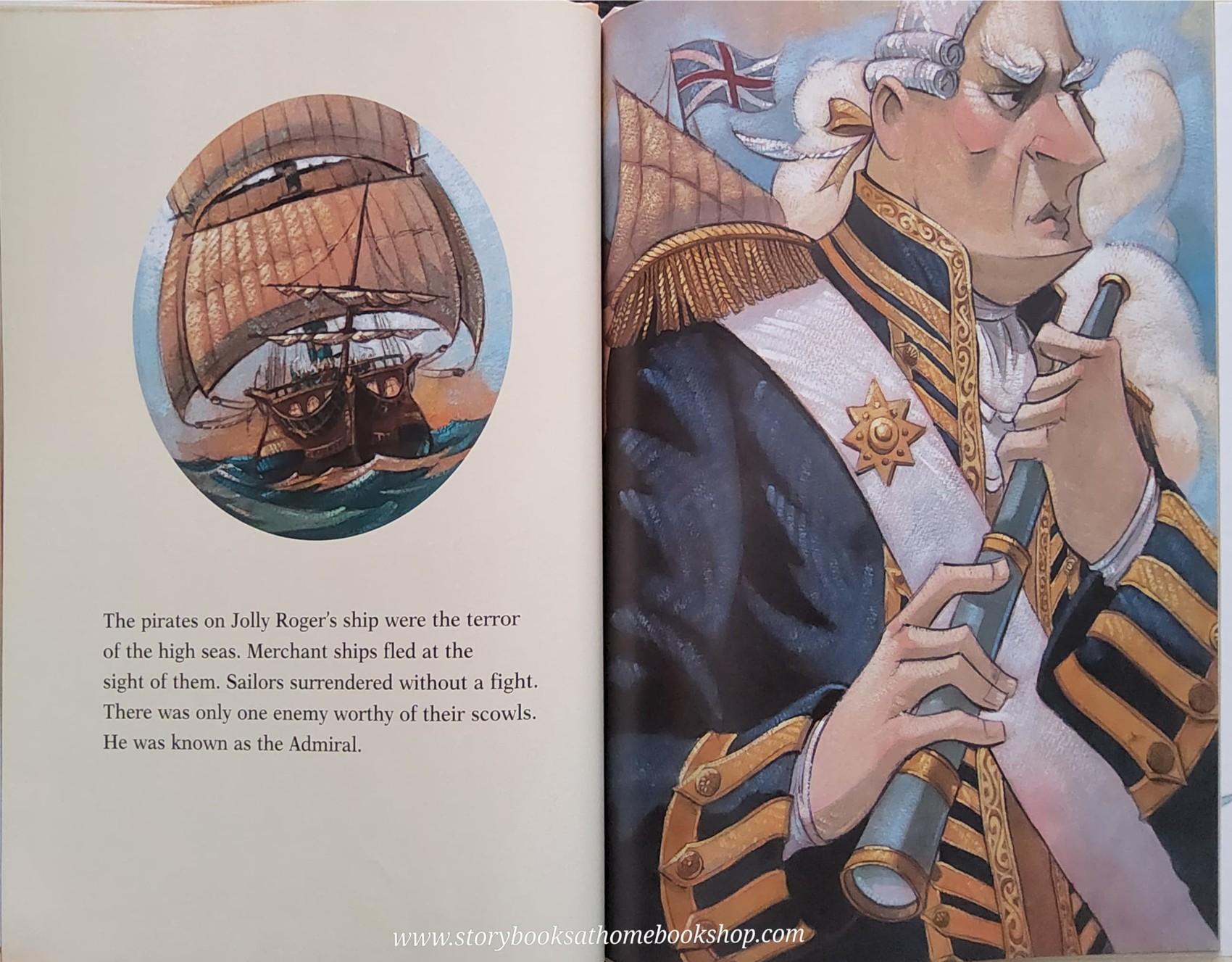 หนังสือนิทานปกแข็ง ** ♥️♥️ROGER THE JOLLY PIRATE