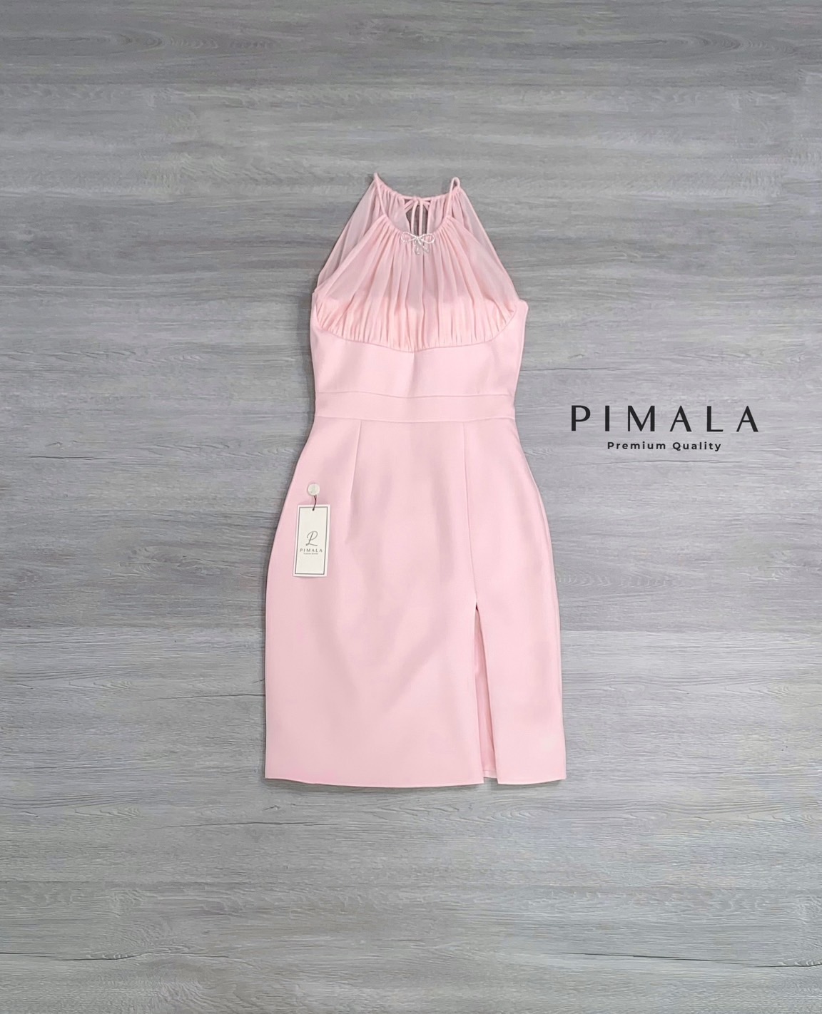 เดรส+เข็มกลัดโบว์เพชรหรู