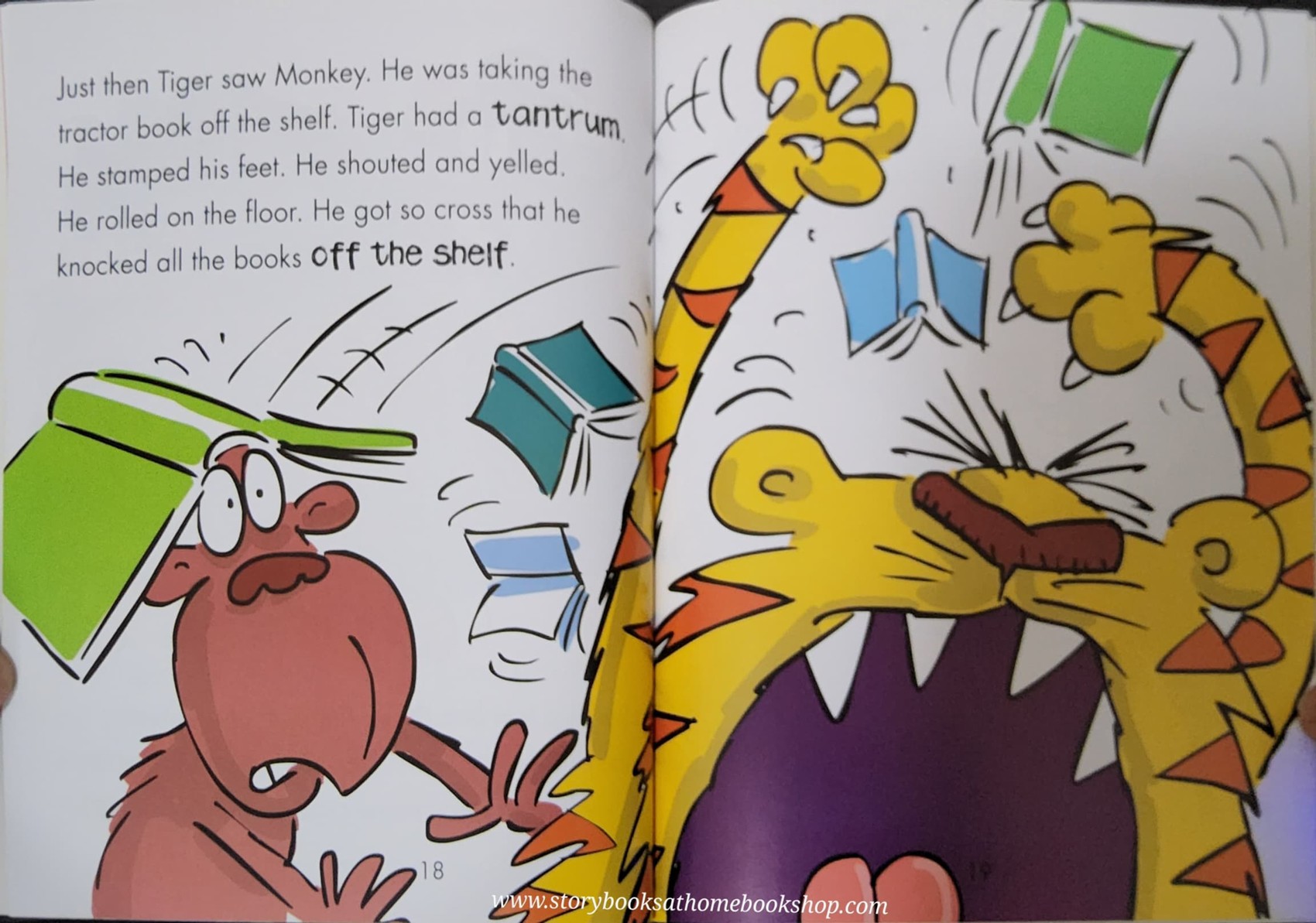 หนังสือนิทานปกอ่อน** 🍅🍓BEHAVIOUR MATTERS:TIGER HAS A TANTRUM A BOOK ABOUT FEELING ANGRY
