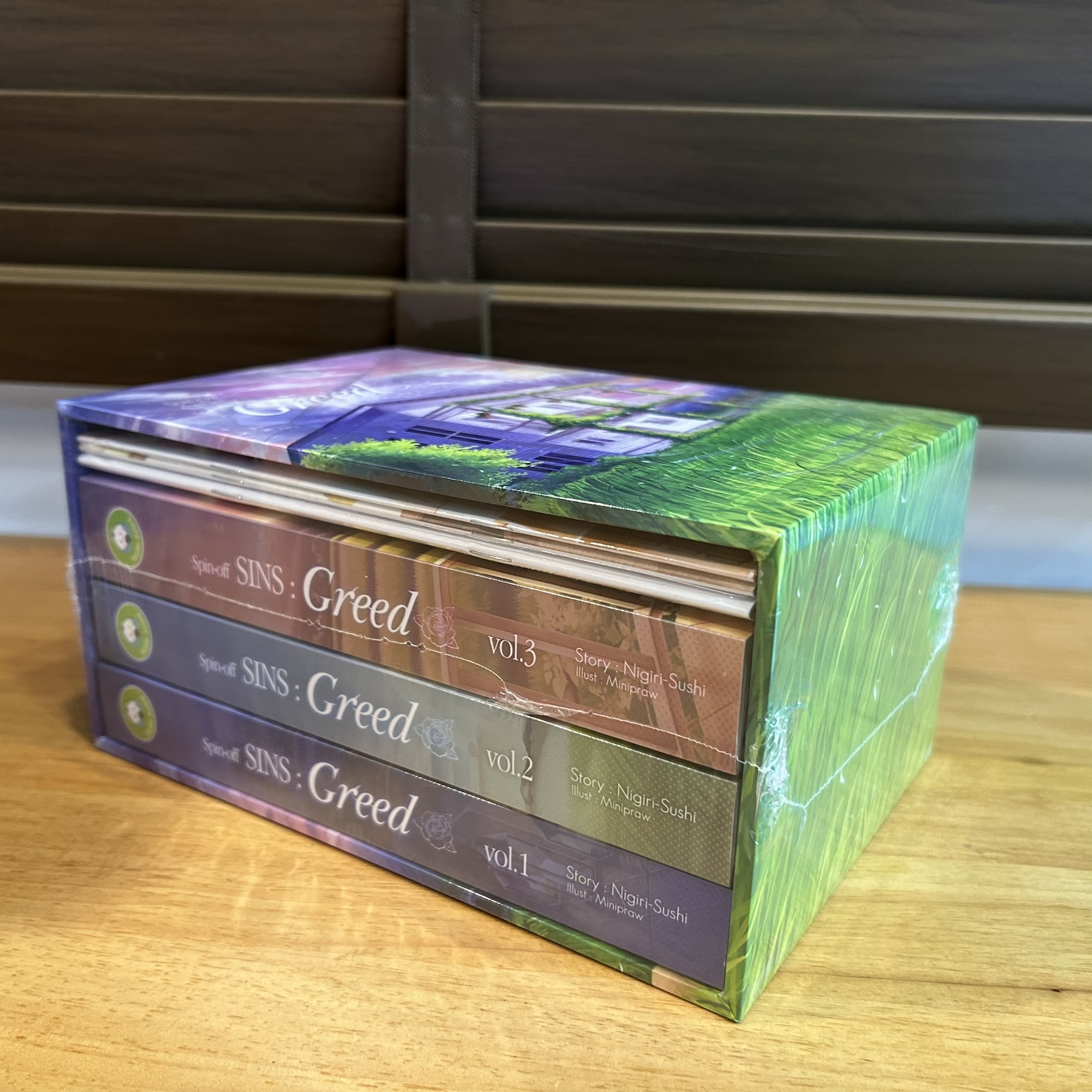 [YAOI] BOXSET Spin-Off Sins : Greed 1-3 จบ ... nigiri-sushi (มือหนึ่งซีล) นิยายรัก นิยายวาย