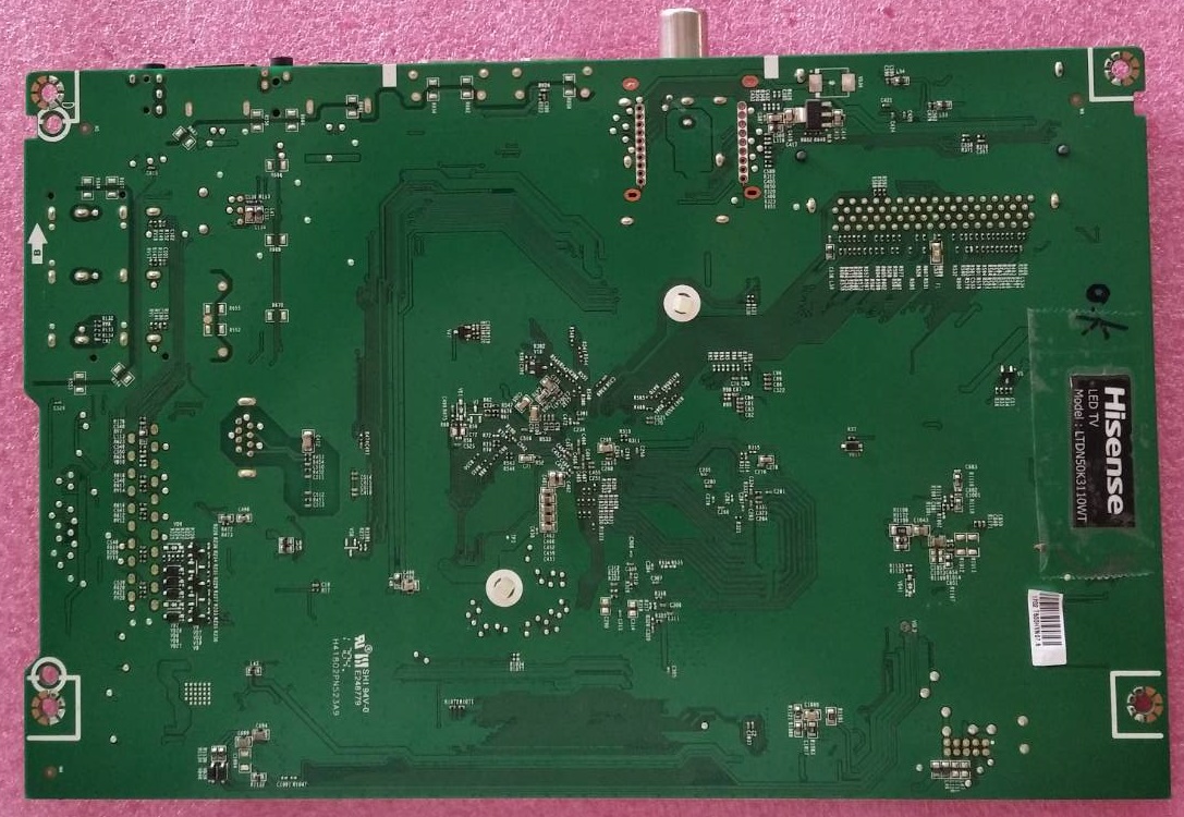 เมนบอร์ดทีวีไฮเซน HISENSE มือสองพร้อมใช้งาน รุ่น50K3110WT พาร์ทRSAG72820.65268ROH เบอร์จอT500HVN07.5