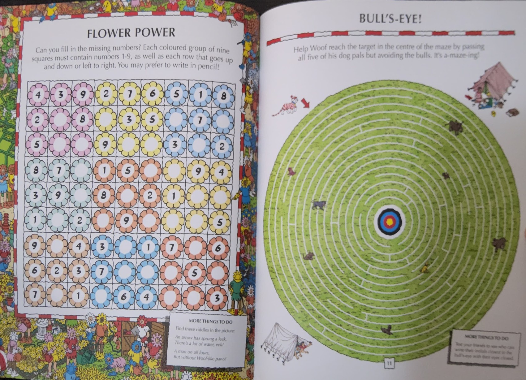 PUZZLE BOOK** 🍓🍓 WHERE'S WALLY? THE SEARCH FOR THE LOST THINGS WOOF'S BONE