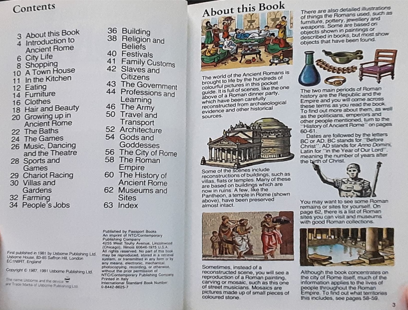 Knowledge Book** ðð USBORNE POCKET GUIDE ANCIENT ROME