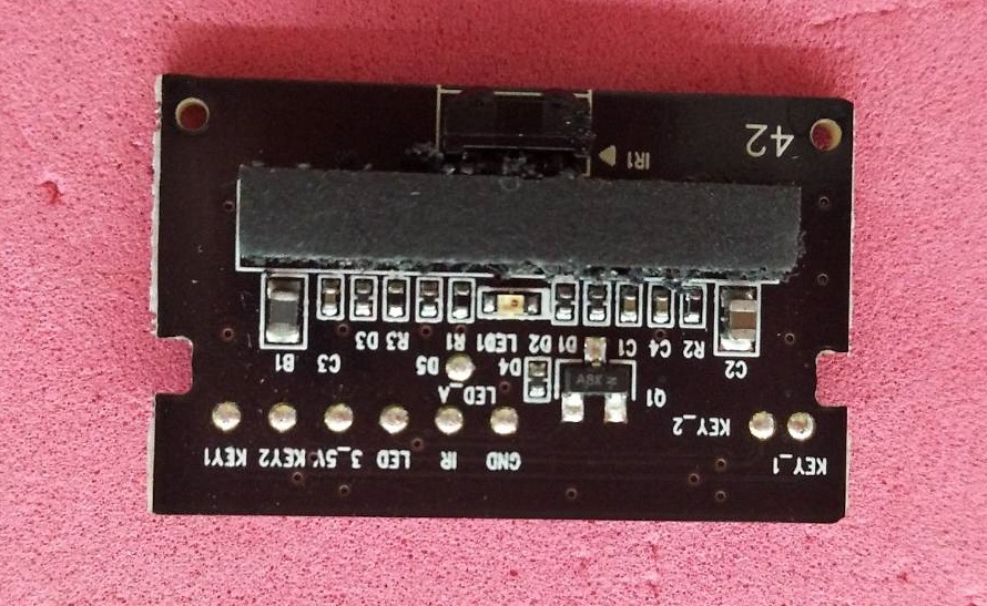 ตัวรับสัญญาณรีโมททีวีLG ของแท้ถอดจากเครื่อง รุ่น 42LN5120 พาร์ท EBR77031901