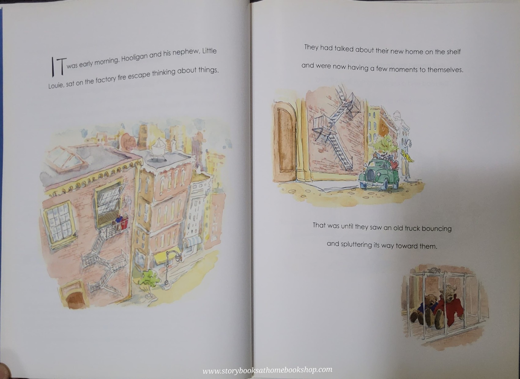 หนังสือนิทานปกแข็ง** ♥️HOOLIGAN BEAR NEW FRIENDS BY IAN TOYNTON