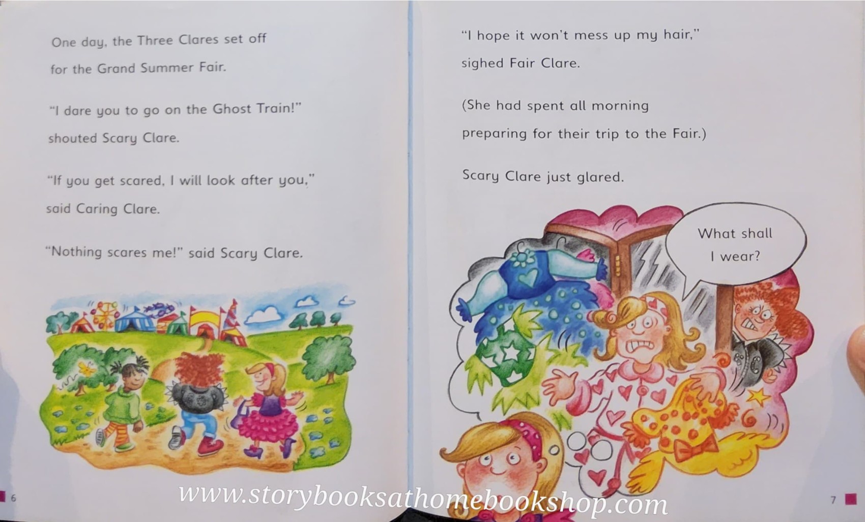 หนังสือนิทานปกอ่อน** ♥️RUTH MISKIN'S SUPERPHONICS: THE THREE CLARES♥️