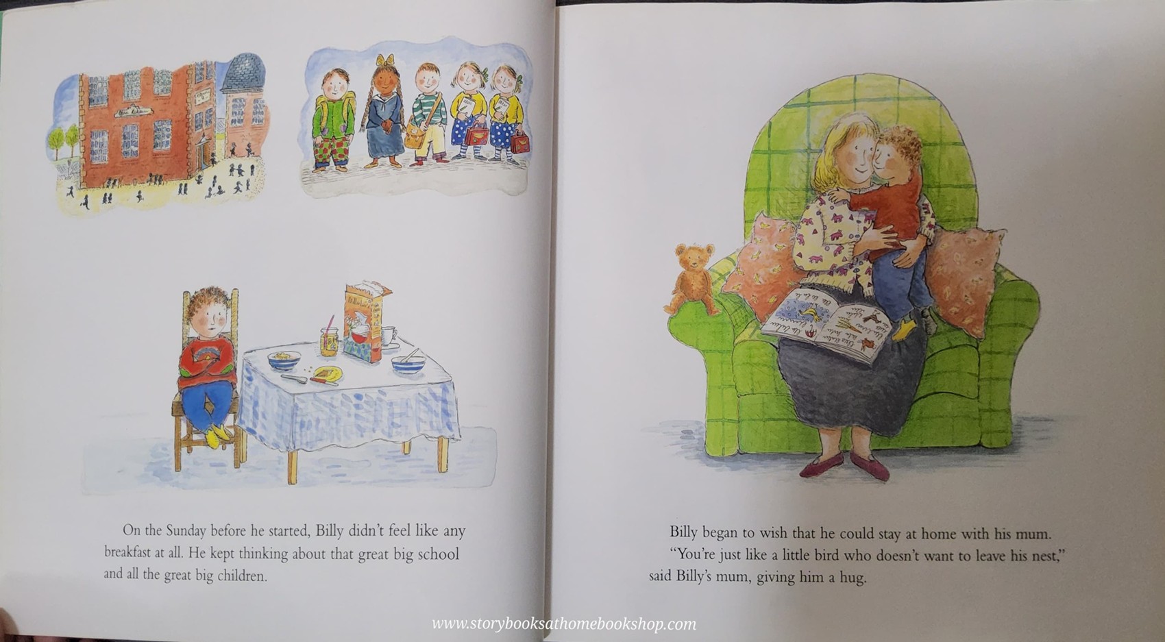 หนังสือนิทานปกอ่อน** 🍅🍅BILLY AND THE BIG NEW SCHOOL