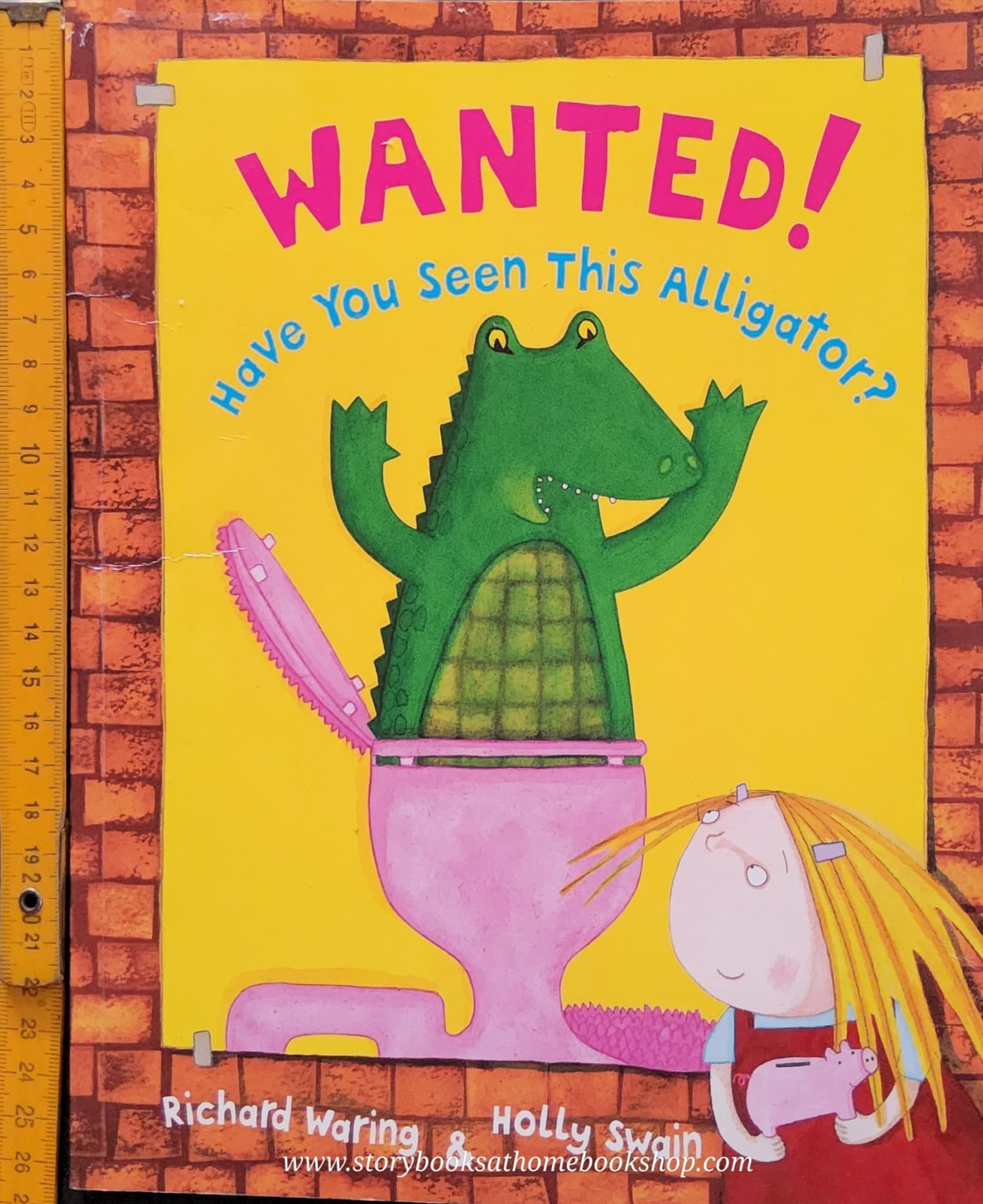หนังสือนิทานปกอ่อน** 🍅🍅WANTED HAVE YOU SEEN THIS ALLIGATOR?BY RCHARD WARING&HOLLY SWAIN