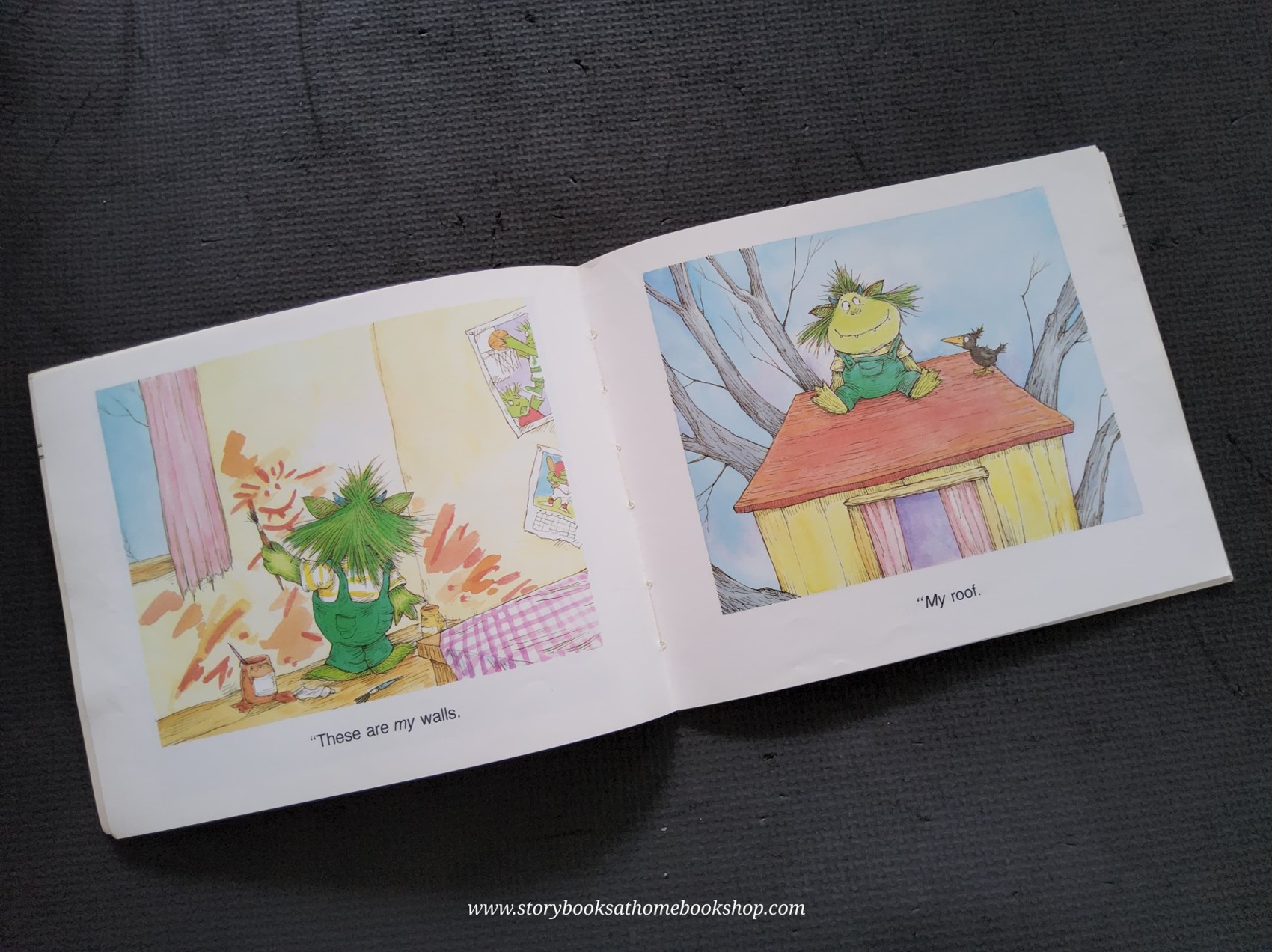 หนังสือนิทานปกอ่อน** 🍅🍓A PLAY HOUSE FOR MONSTER BY VIRGINIA MUELLER