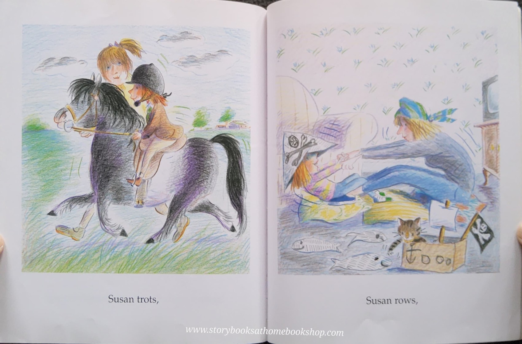 หนังสือนิทานปกอ่อน ** 🍅🍓 SUSAN LAUGHS BY JEANNE WILLIS AND TONY ROSS