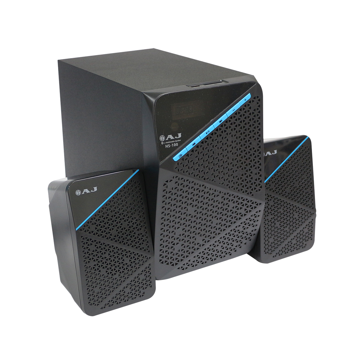 ชุดลำโพงบลูทูธ (2.1CH, 8 วัตต์) ยี่ห้อ AJ รุ่น HS-100