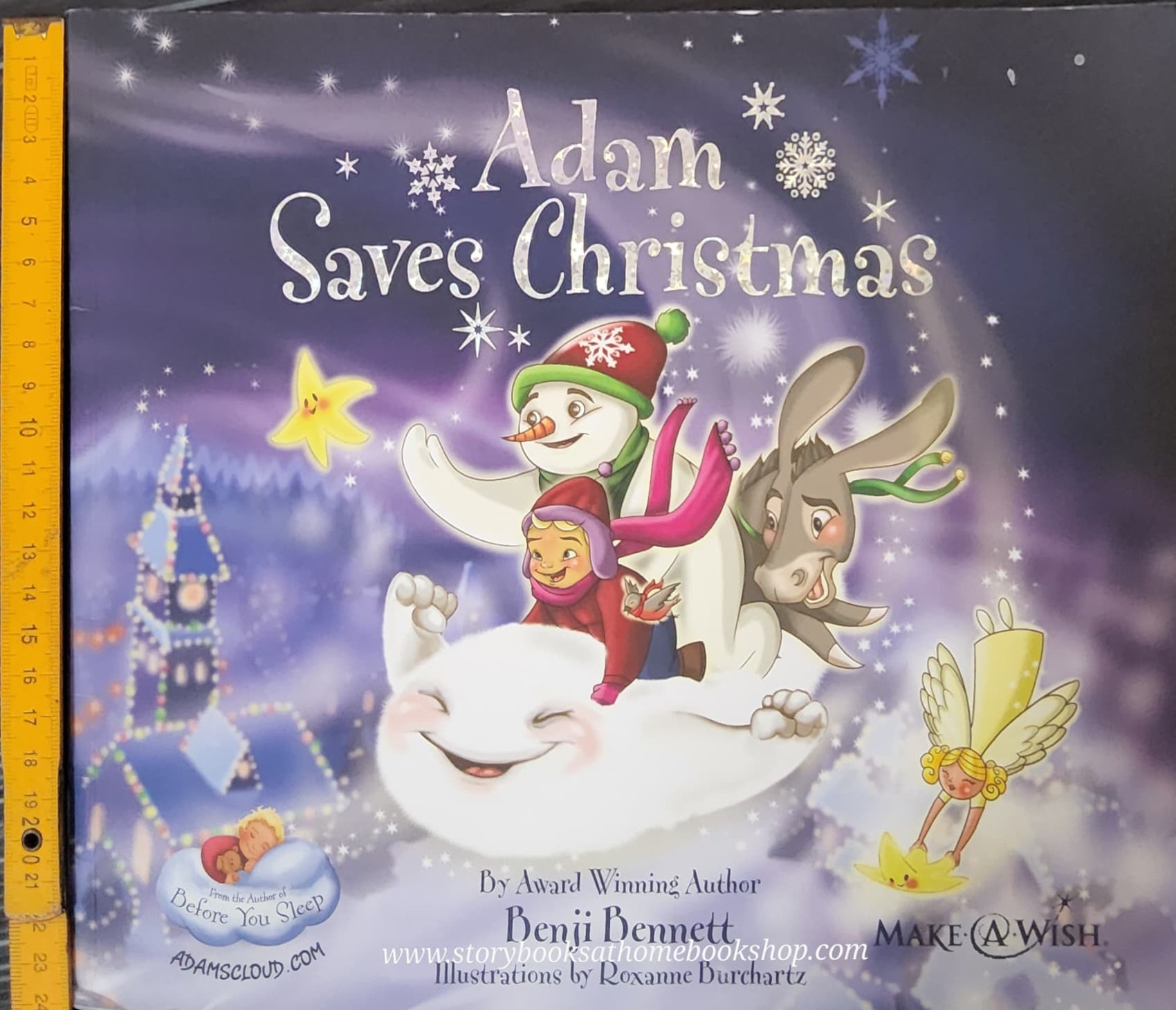 **หนังสือนิทานปกอ่อน** 🍓🍓ADAM'S SAVES CHRISTMAS BY BENJI BENNETT🍅🍅