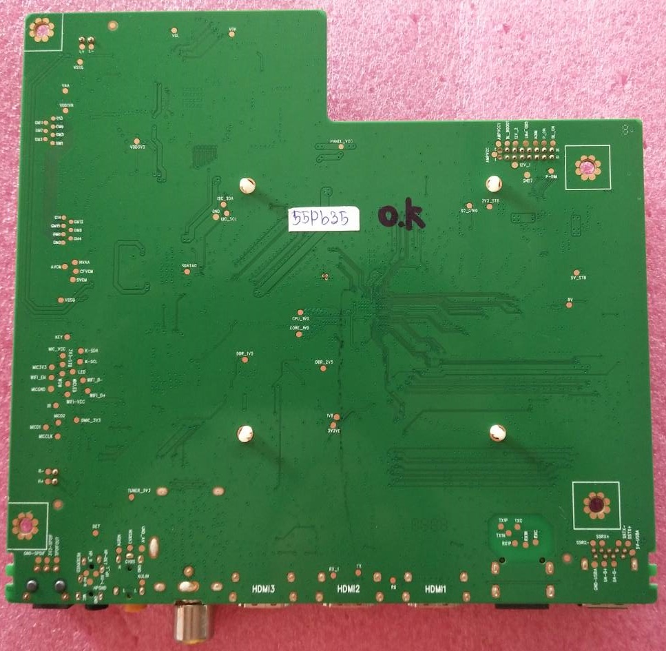 เมนบอร์ดทีวีทีซีแอล (Mainboard TV TCL) ของแท้อดจากเครื่อง รุ่น55P635 55P636 55P637พาร์ท 40-R51MP9-MAD2HG