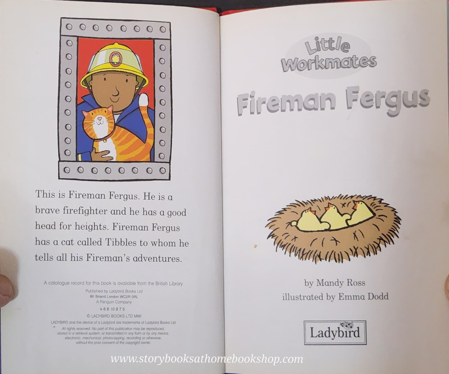 หนังสือนิทานปกแข็ง 🍅🍓FIREMAN FERGUS