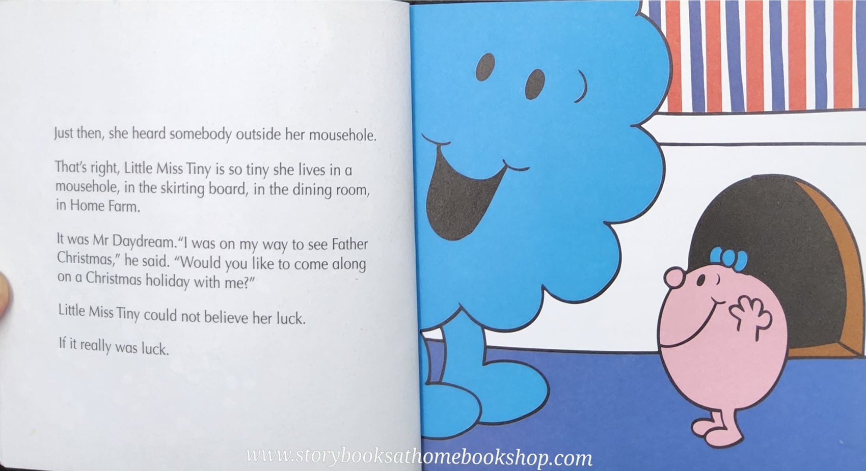 หนังสือ Bestseller Small book** **หนังสือนิทานปกอ่อน** 👉LITTLE MISS&MR.MEN👍 🍅🍅MR.MEN MEET FATHER CHRISTMAS by Roger Hargreaues