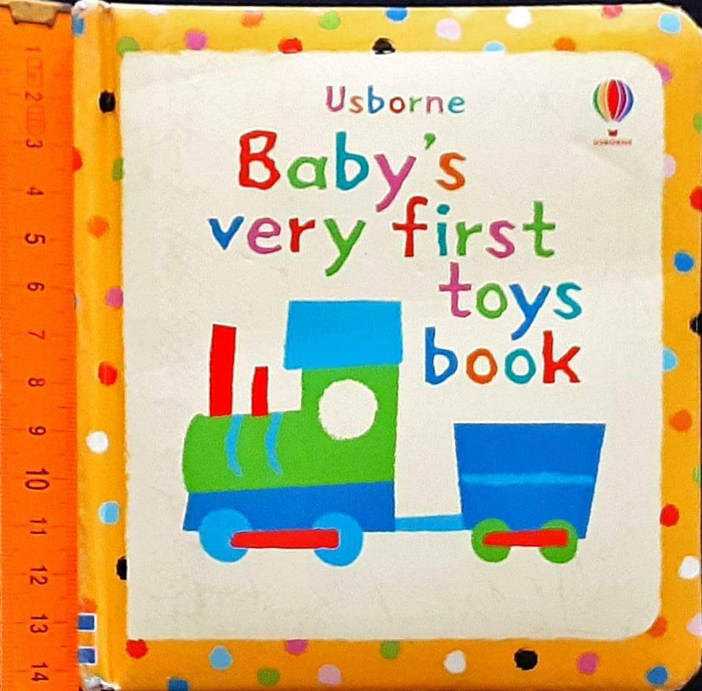 Board Book** 🍅🍓Usborne Baby's very first toys book