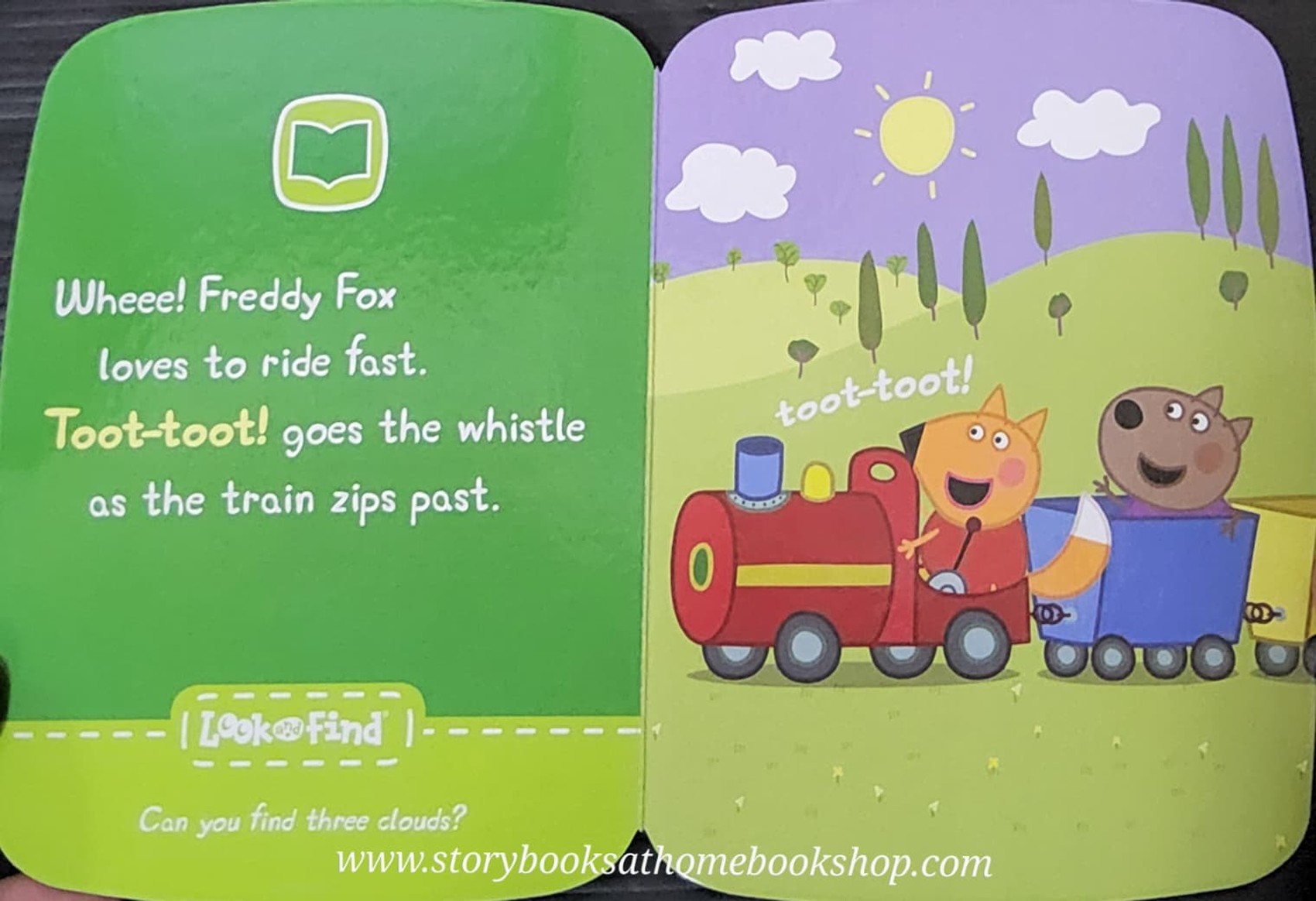 BOARD BOOK** 🍅🍅PEPPA PIG LOOK AND FIND:HERE WE GO