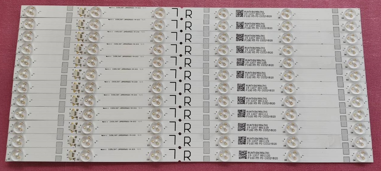 หลอดแบคไลน์ทีวี ชาร์ป SHARP อะไหล่แท้/มือสองถอดจากเครื่องพร้อมใช้งาน ใช้กับรุ่น 4T-C50AH1X 4T-C50AL1X