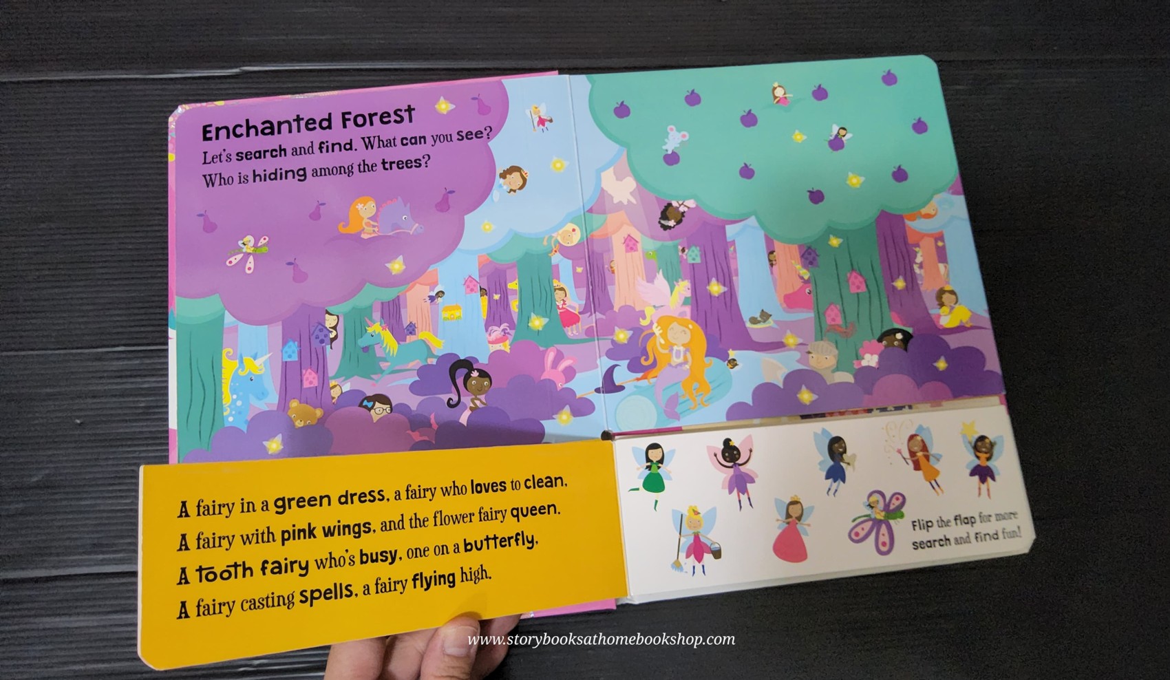 FLIP AND FLAP BOARD BOOK** 🍅🍓TOO MANY UNICORNS FAIRIES &MERMAIDS