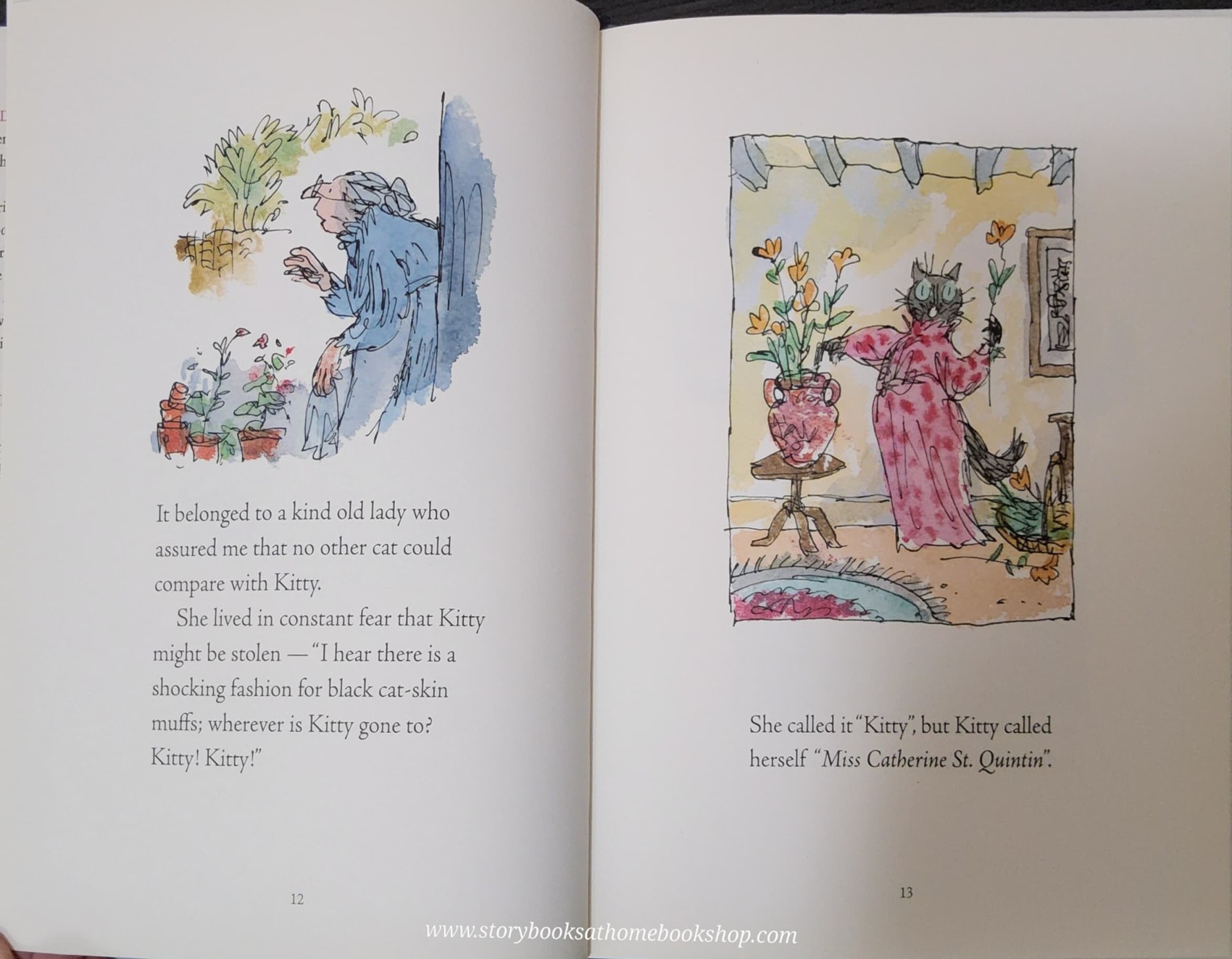 หนังสือนิทานปกแข็ง** 🍓🍓THE TALE OF KITTY-IN-BOOTS BY BEATRIX POTTERS AND QURNTIN BLAKE