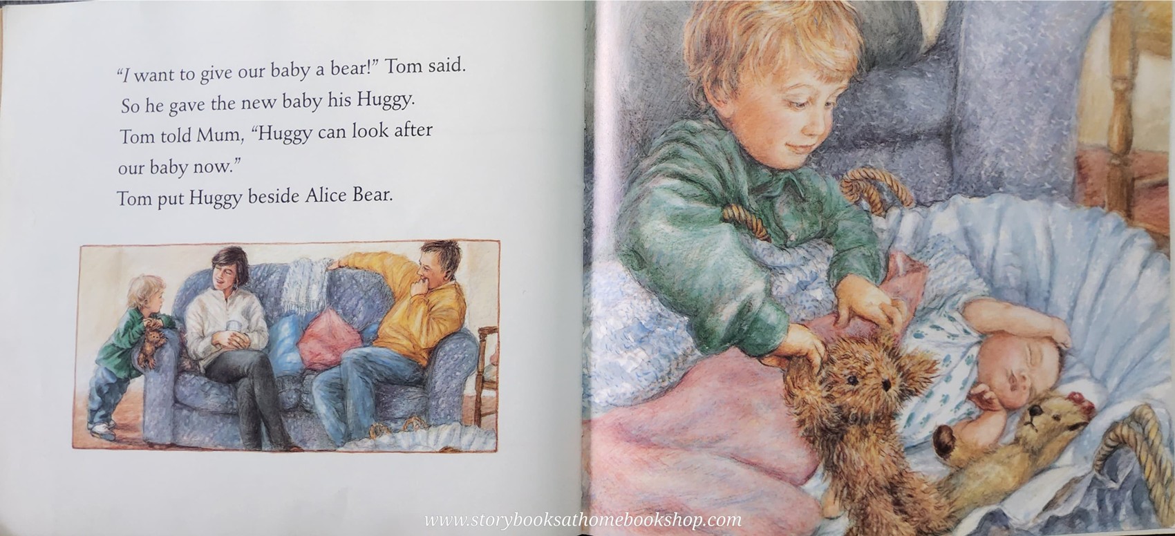 หนังสือนิทานปกอ่อน ** 🍓🍓 WHEN THE TEDDY BEARS CAME BY MARTIN WADDELL.PENNY DALE