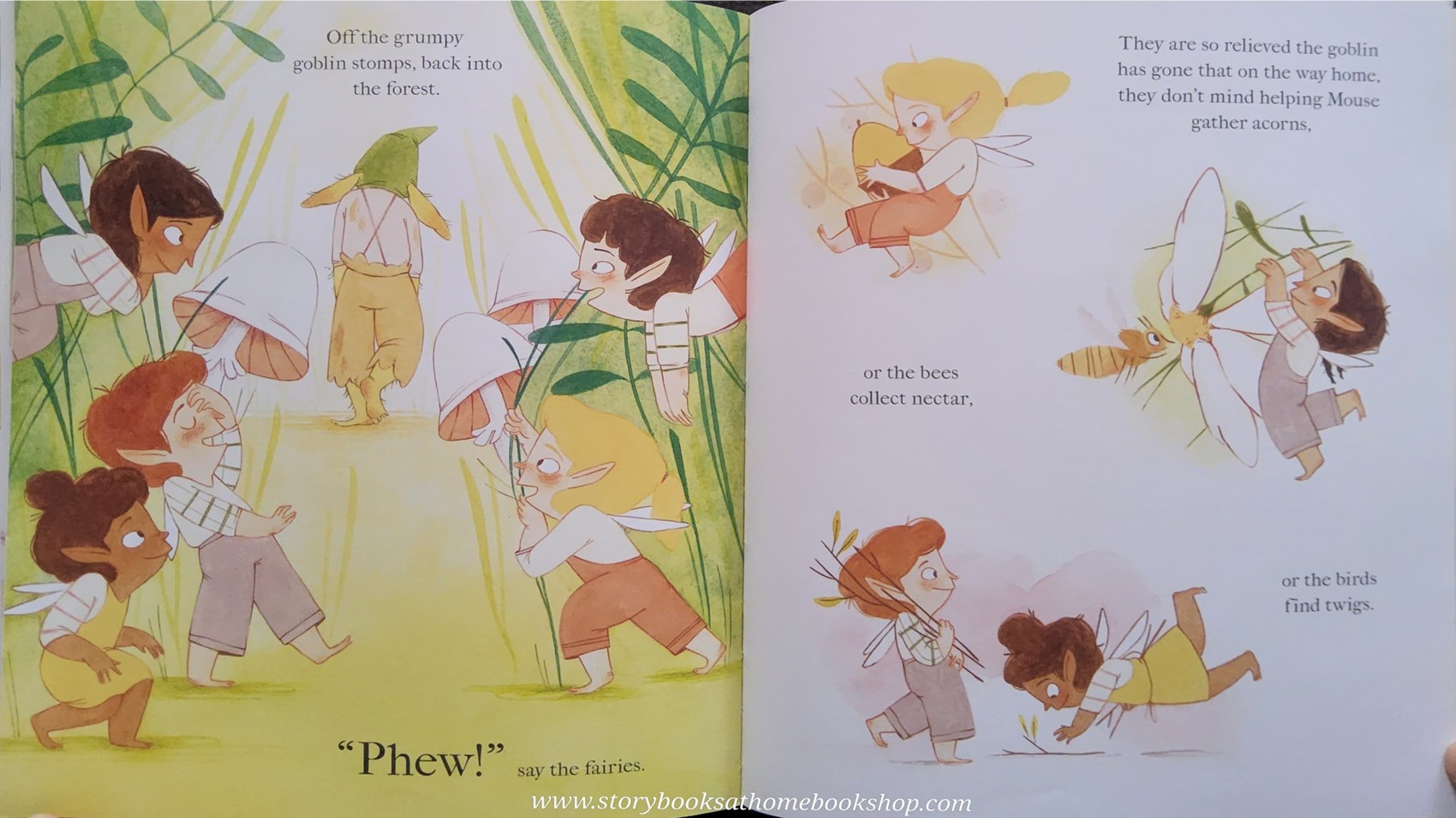 หนังสือนิทานปกอ่อน** 🍅🍓THE GRUMPY FAIRIES BY BETHAN STEVENS