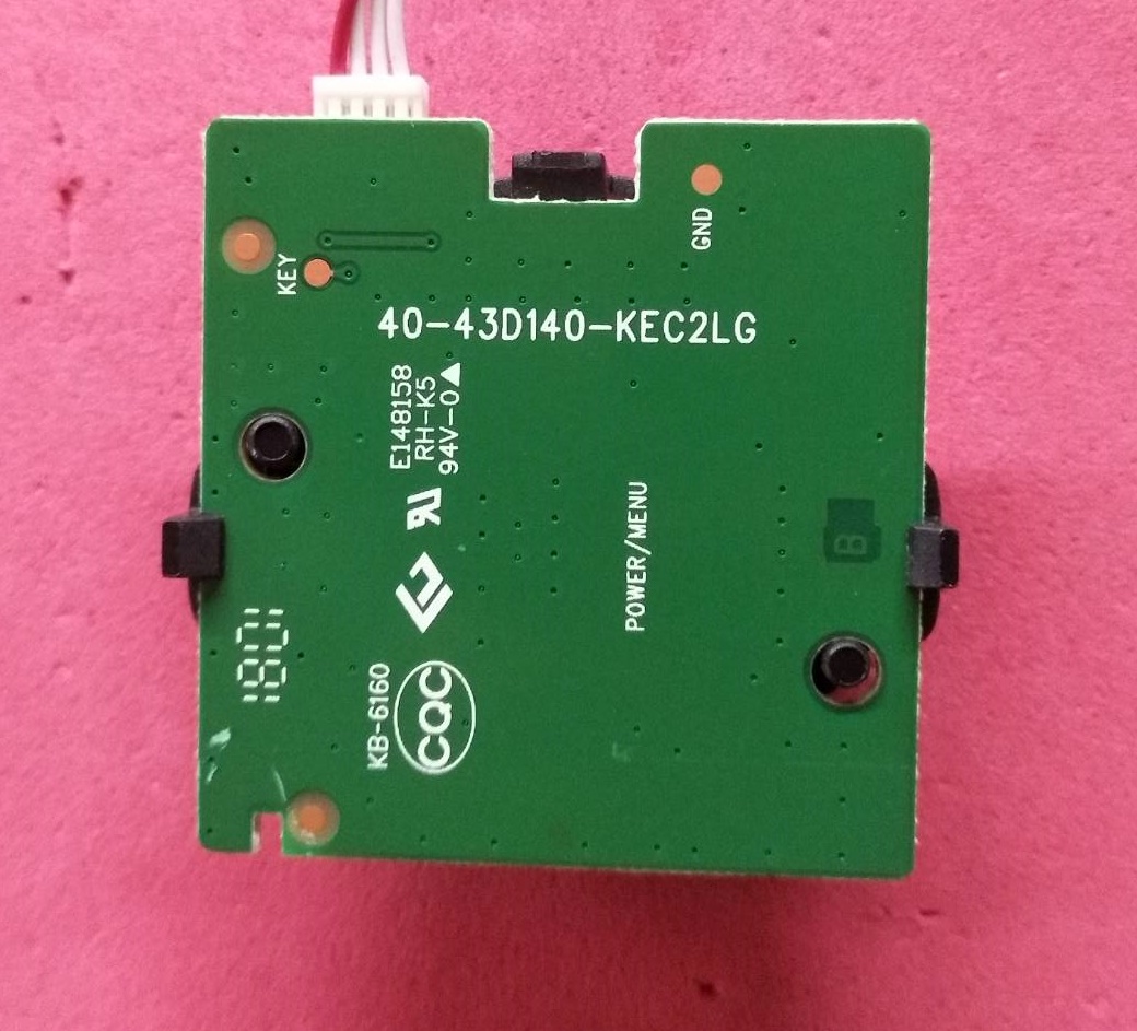 คีย์กด/ตัวรับรีโมทย์ทีวี พานาโซนิค(PANASONIC) ของแท้ถอดจากเครื่อง รุ่น TH-32E300T TH-55D300Tพาร์ท 40-43D140-KEC2LG